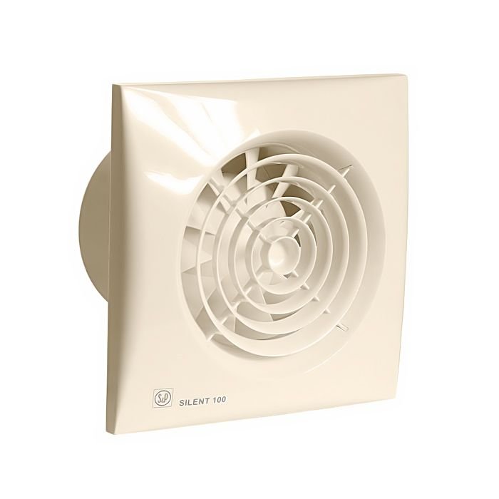 Вентилятор для ванной Soler&Palau SILENT-100 CZ IVORY 