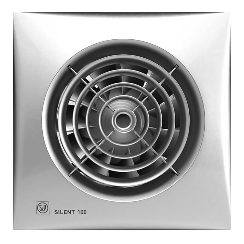 Вентилятор 12 вольт для ванной комнаты Soler&Palau Silent 100 CZ Качественный и надежный вентилятор 12 вольт Soler&Palau Silent 100 CZ