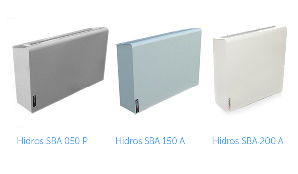 Модельный ряд серии Hidros SBA Модельный ряд осушителей Hidros